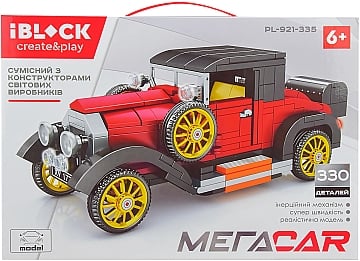 

Конструктор IBLOCK PL-921-335 МЕГАCAR, 330 дет в комплекті, в кор 38 * 26 * 7 см (2000904494811)