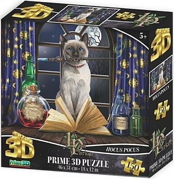 

3D Пазл "Кот, магия", 150 эл. - Prime 3D (20-1039956)