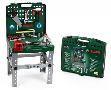 

Игровой набор "Рабочий стол с инструментами Bosch Tool-Shop", в чемодане - Klein (20-1036930)