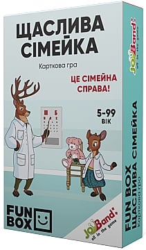 

Настольная игра "FunBox. Счастливая семейка", (укр.) - JoyBand (20-1037700)