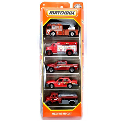 

Набор машинок Matchbox MBX Пожарная охрана 5 шт (C1817/HCJ04) (10-568562)
