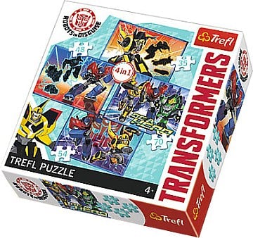 

Пазл 4 в 1 "Время трансформации" - Trefl (20-593839)