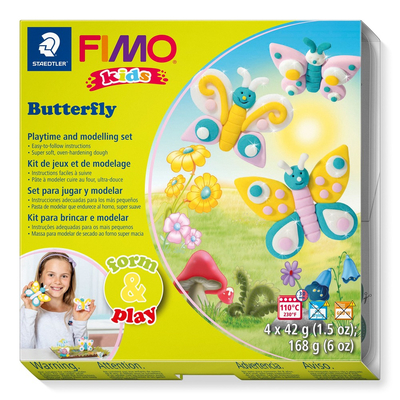 

Набор пластики Fimo kids Бабочки (8034 10) (10-568885)