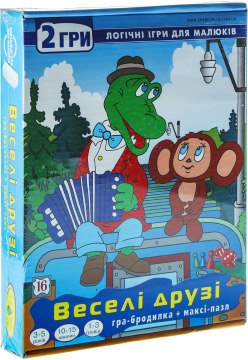 

Настольная игра 2 в 1 "Веселые друзья" - Киевская фабрика игрушек Энергия плюс (20-243513)