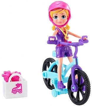 

Игровой набор "Модница на колесах", велосипед - Polly Pocket Mattel (20-863431)