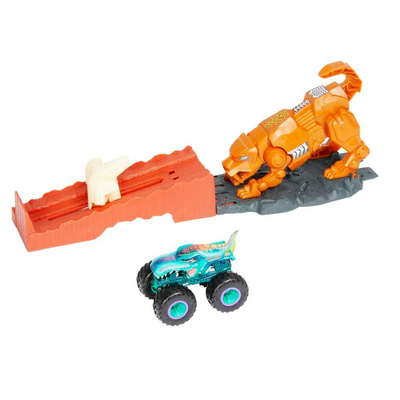 

Игровой набор Hot Wheels Monster Trucks Опасные противники Саблезубый поединок (GYL09/GYL10) (10-567184)