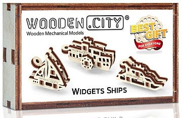 

Механический 3D пазл "Виджет-водный транспорт" - WOODEN.CITY (20-822340)