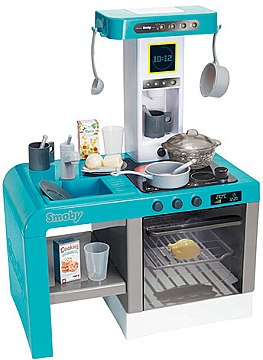 

Интерактивная кухня "Шеф" с эффектом кипения, голубая - Smoby (20-795870)