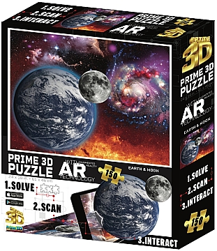

3D Пазл "Планеты. Дополненная реальность", 150 эл. - Prime 3D (20-1021422)