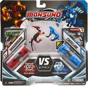 

Набор для битвы на 2 игрока Eklipse Core-Tech Dragonburn Cheeclaw - Monsuno (20-142085)
