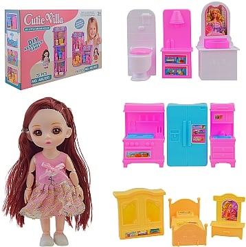 

Игровой набор "Домик" с куклой - Shantou (20-1041225)