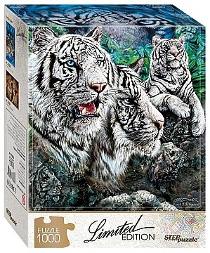 

Пазл "Найди 13 тигров" 1000 эл. - Step Puzzle (20-582999)