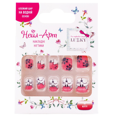 

Накладные ногти Lukky Kitty многоразовые (T19422) (10-566260)