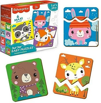 

Пазлы "Беби пазлы. Лес" (рус) - Fisher-Price (20-1029618)