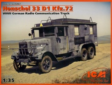 

Германский автомобиль радиосвязи Henschel 33 D1 Kfz.72 - ICM (20-77707)