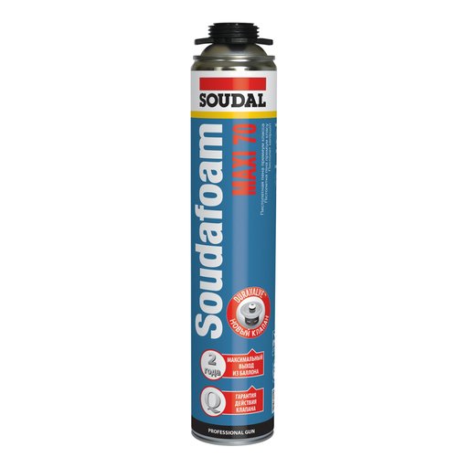 

Пена монтажная Soudal Soudafoam Maxi 70 870 мл (11853296)