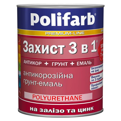 

Защита Polifarb 3 в 1 с молотковым эффектом антрацит 2,2 кг (11570496)