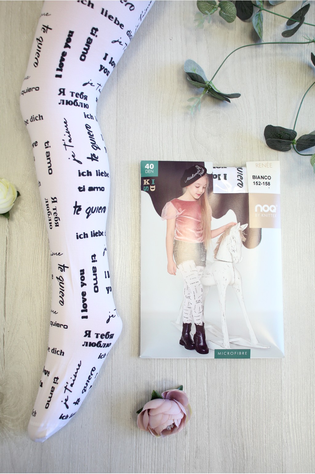 

Колготки Knittex 134-140 / 9-10 лет см Белый