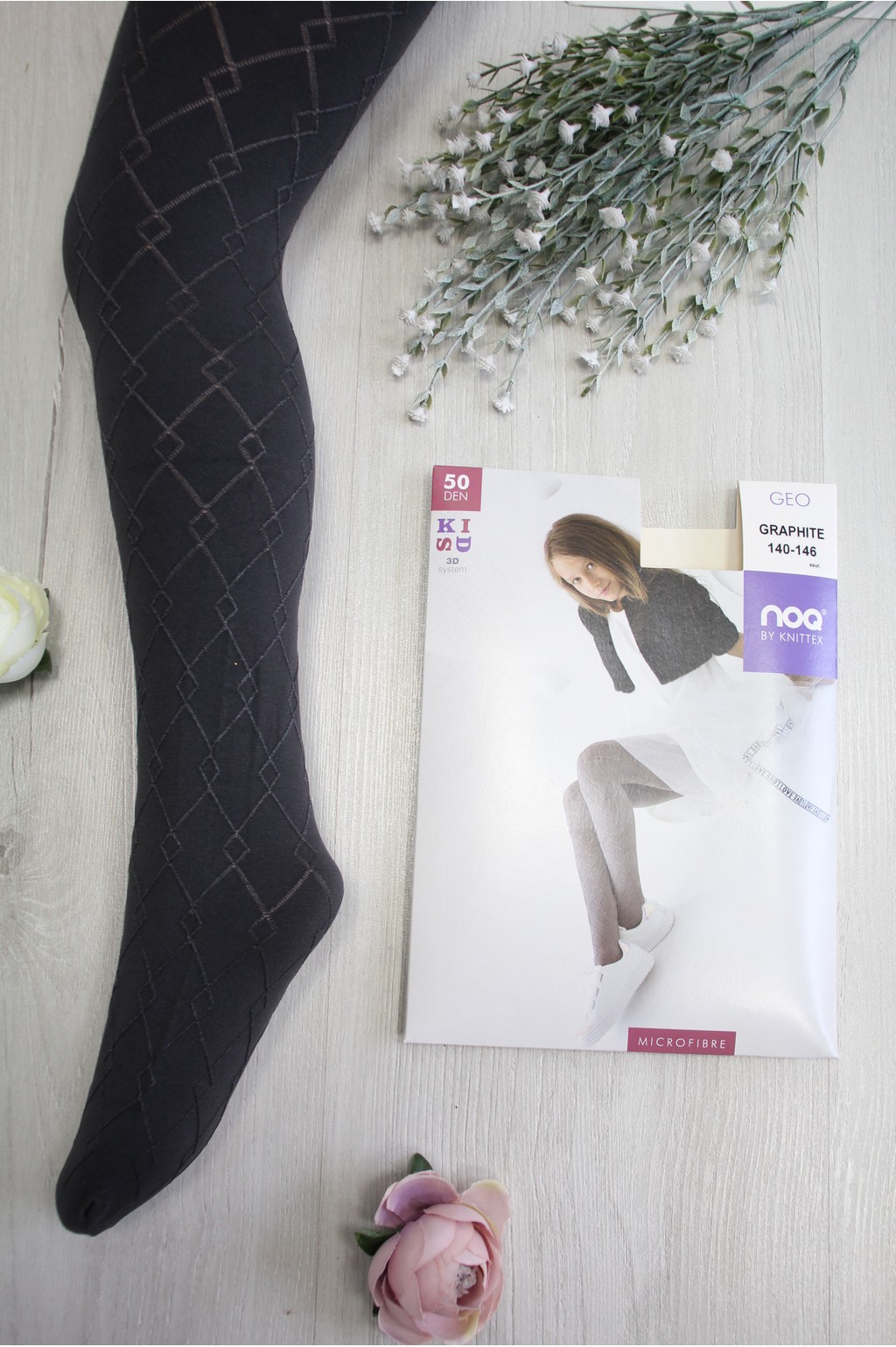 

Колготки Knittex 152-158 / 12-13 лет см Темно-серый