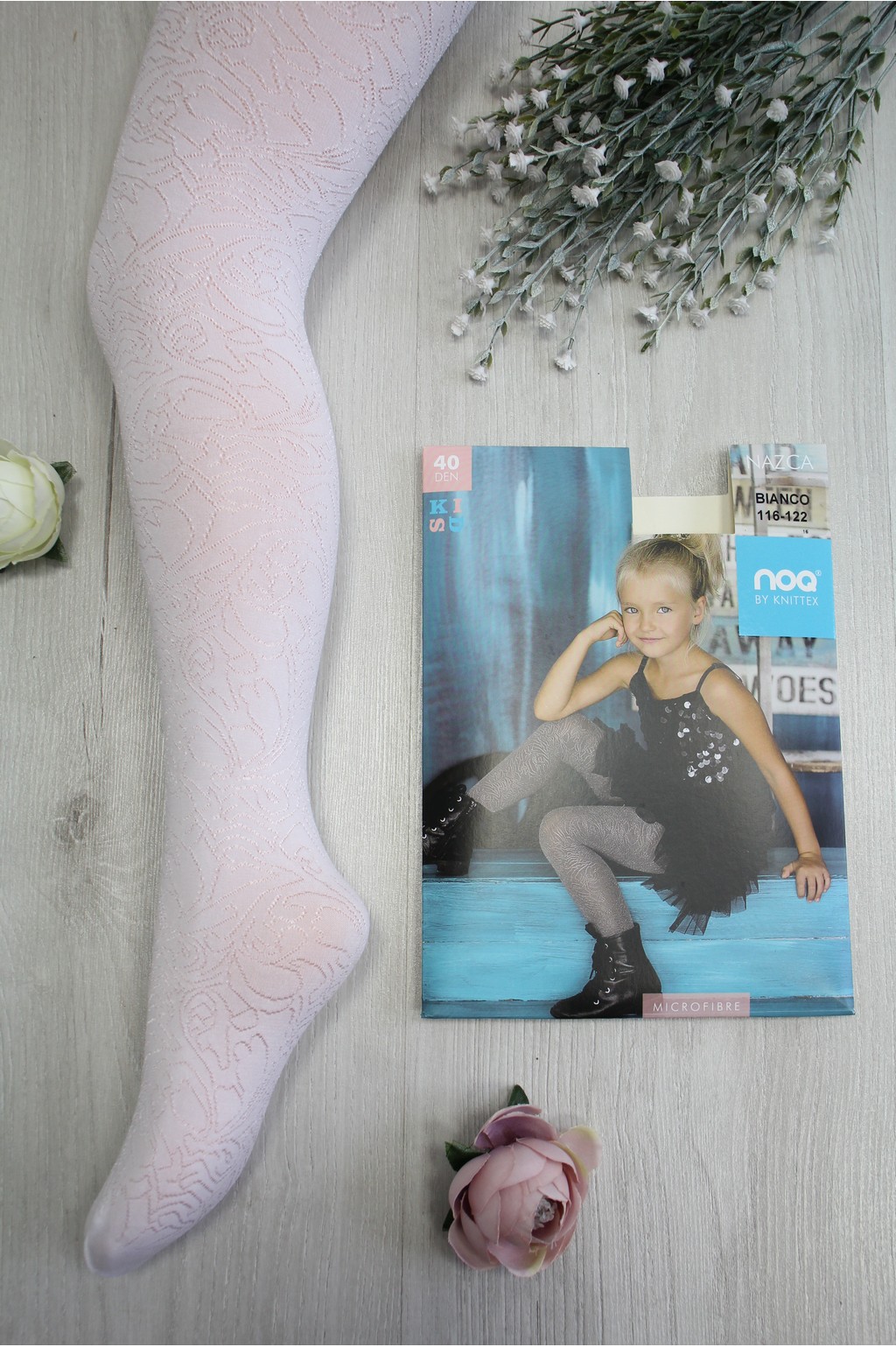 

Колготки Knittex 122-128 / 7-8 лет см Белый