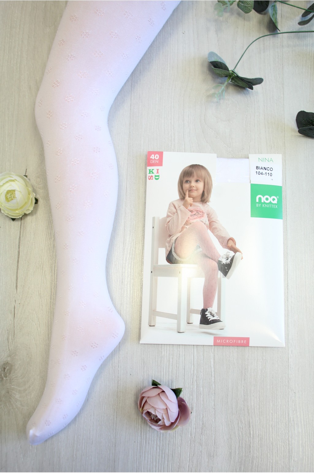 

Колготки Knittex 104-110 / 4-5 лет см Белый