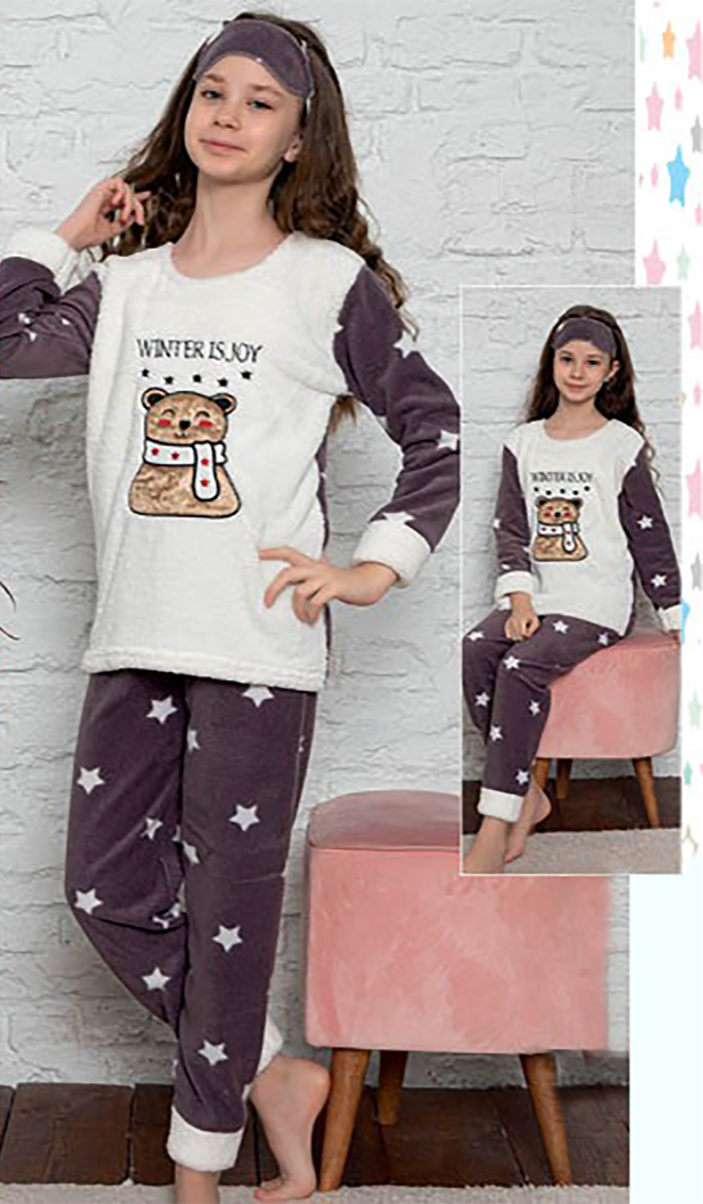 

Пижама Minimoon 134 см Фиолетовый (8695850020074)