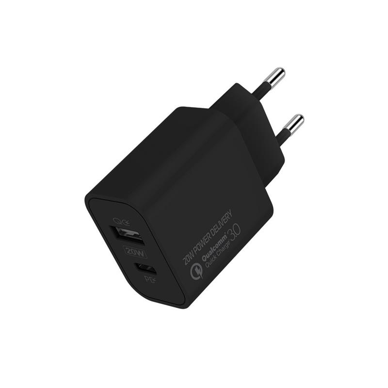 

Сетевое зарядное устройство ColorWay (1USB Type-C PDx3A;1USBx4A) Black (CW-CHS025QPD-BK)