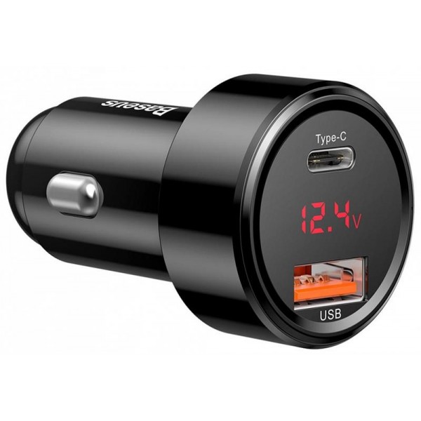 

Автомобильное зарядное устройство Baseus Magic (2USB, 6A) QC3.0 Black (CCMLC20C-01)