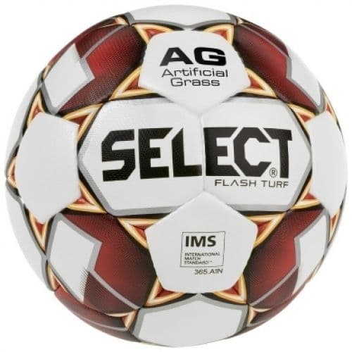 

Мяч футбольный Select FLASH TURF №4 White-Red
