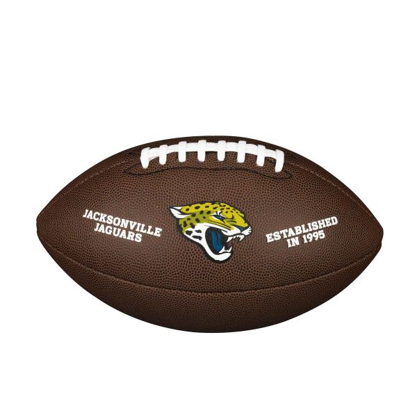 

Мяч для американского футбола Wilson NFL Jacksonville Jaguars WTF1748XBJX (размер 5),