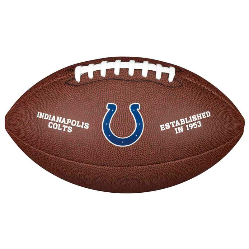 

Мяч для американского футбола Wilson NFL Indianapolis Colts WTF1748XBIN (размер 5),