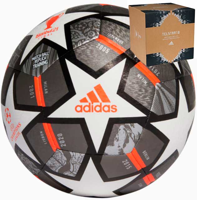 

Мяч для футбола Adidas Finale Istanbul 2021 Training GK3476 (размер 4),