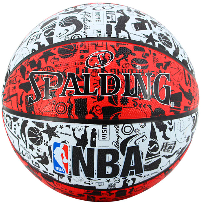 

Баскетбольный мяч Spalding Graffiti Red,