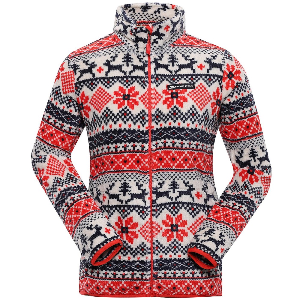 

Фліс Alpine Pro Elkie 5 жіночий  червоний/синій, Фліс Alpine Pro Elkie 5 жіночий S червоний/синій