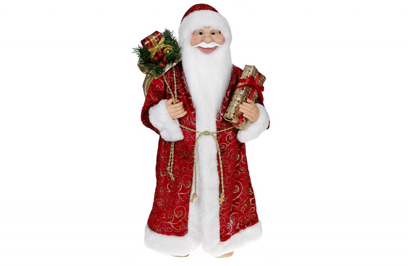 

Новогодняя декоративная игрушка Bon Санта 60см, цвет - красный NY14-538 (IR06667)