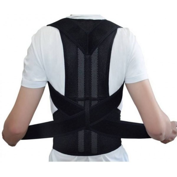 

Корсет для коррекции осанки спины Back Pain Черный