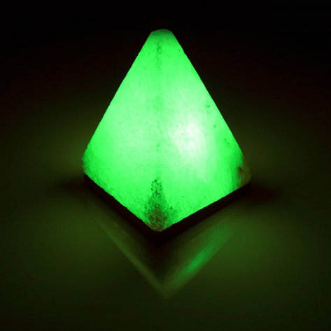 

Соляная лампа SALTKEY PYRAMID green