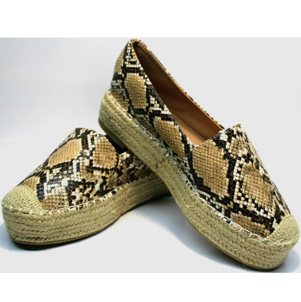 

Женские эспадрильи Lily shoes Q-38-М-456-2 36 (22,5 см) бежевые с коричневым 38