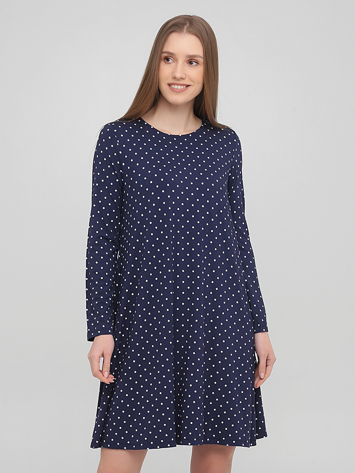 

Платье Old Navy 451108  Синий/Белый горох, Платье Old Navy 451108 S Синий/Белый горох