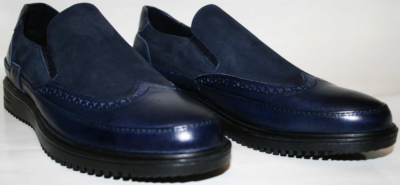 

Мужские туфли Luciano Bellin Sport Blue-1209-12 40 синие 12404