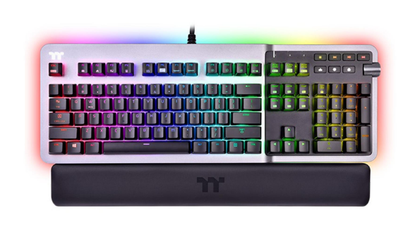 

Клавиатура Thermaltak Argent K5 RGB/mechanica RGB/Cherry Silver (GKB-KB5-SSSRUS-01)