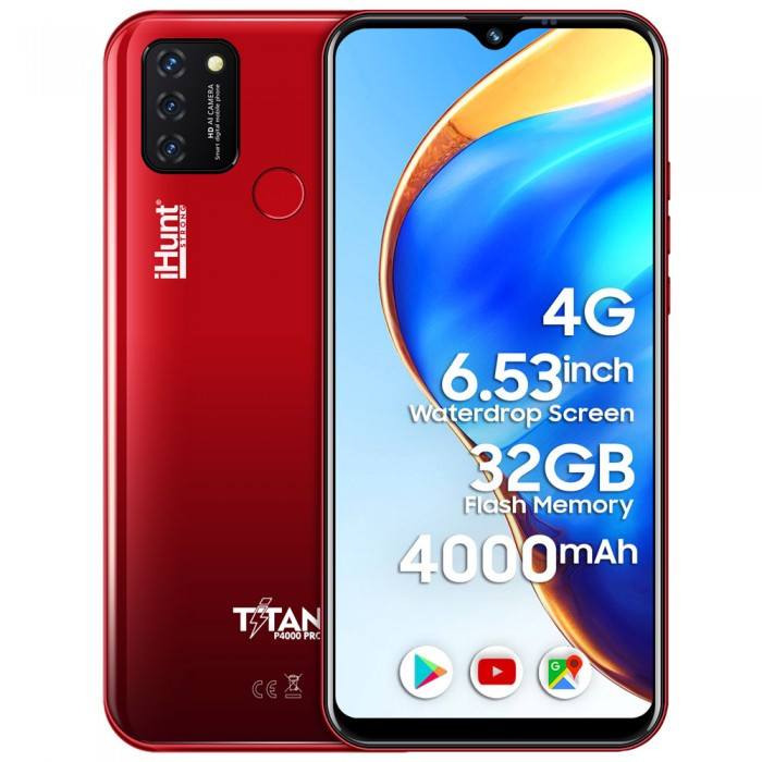 

Мобильный телефон смартфон iHunt Titan P4000 Pro 2021 Red