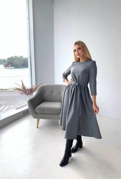 

Плаття Style-Nika Лавінія  Світло сірий 3050/3, Плаття Style-Nika Лавінія 44 Світло сірий 3050/3