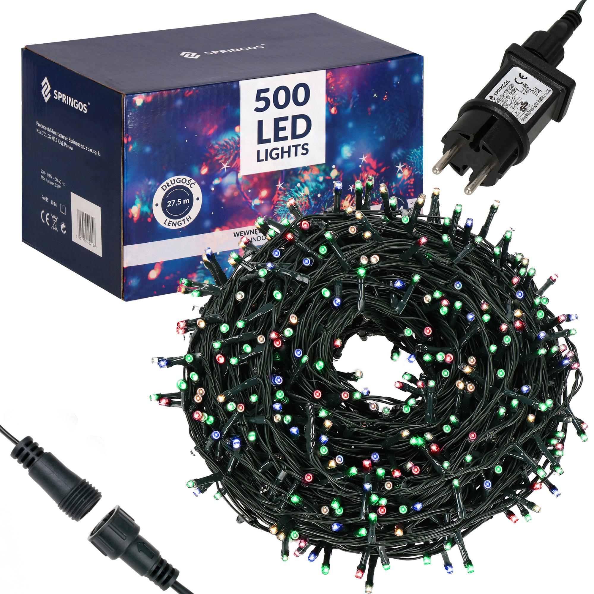 

Гирлянда уличная (наружная) Springos 25 м 500 LED CL0522 Mix