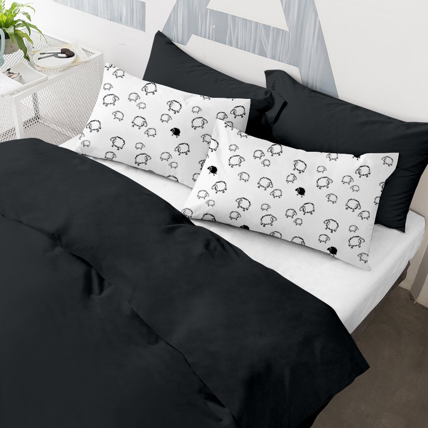 

Наволочки Cosas Set4Pillow Black Sheep 40х60 2 шт, 50х70 2 шт