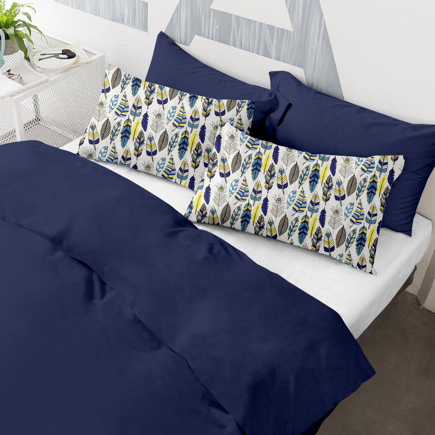 

Наволочки Cosas Set4Pillow Blue FeatherBlue 40х60 2 шт, 50х70 2 шт