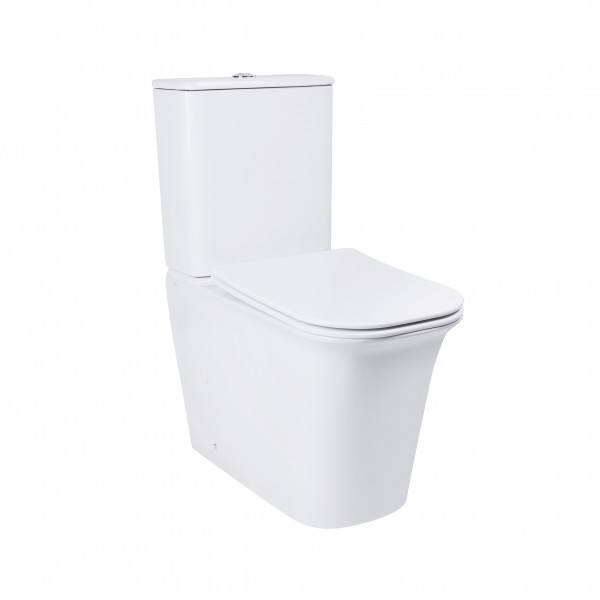 

Унитаз-компакт Qtap Nando безободковый с сиденьем Soft-close QT12221222AW