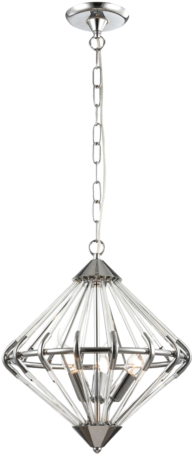 

Люстра Wunderlicht NH9222-33CH 3х60 Вт Е14