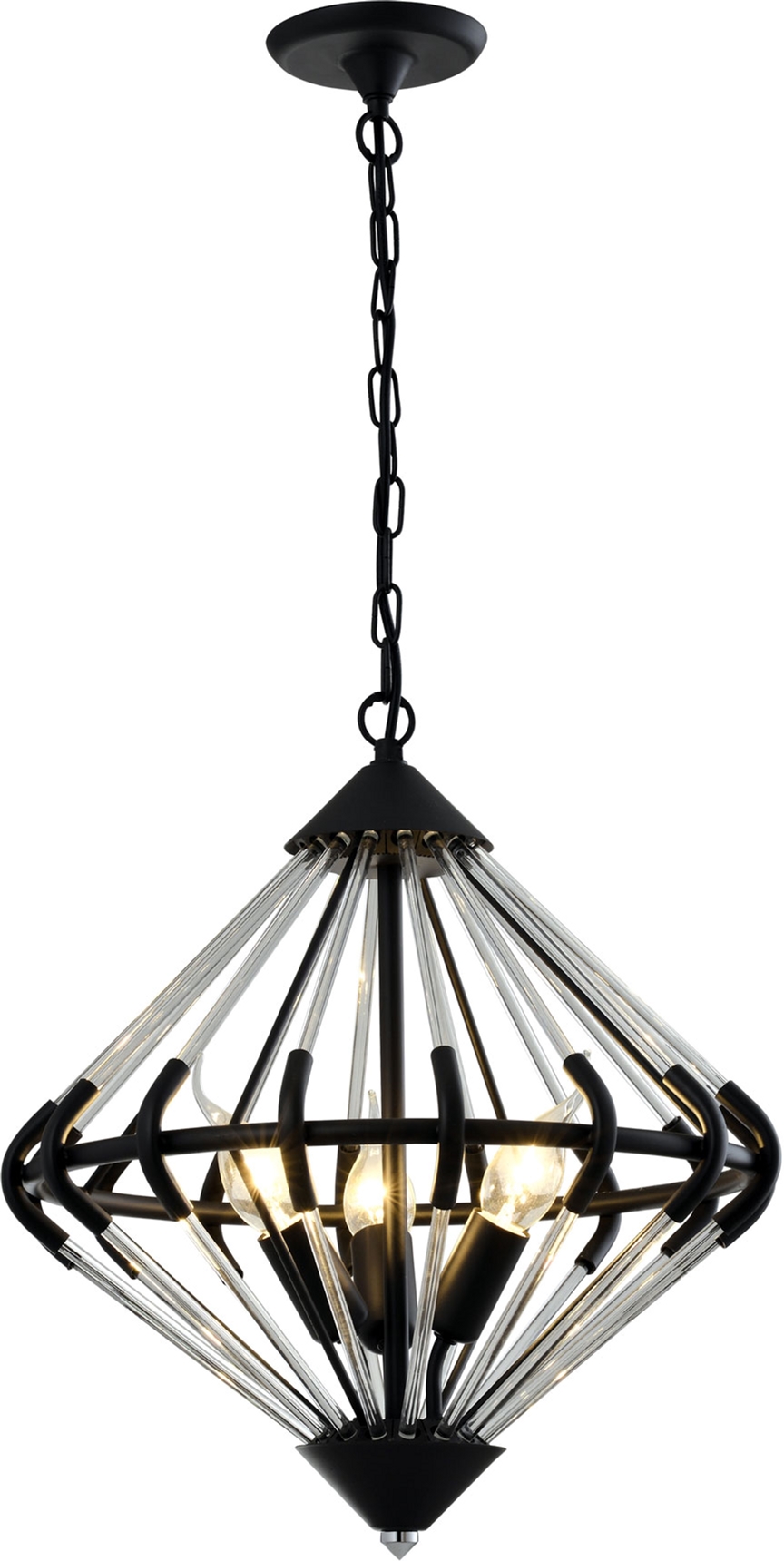 

Люстра Wunderlicht NH9222-33RB 3х60 Вт Е14