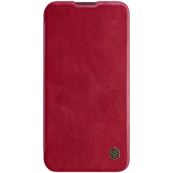

Кожаный чехол (книжка) Nillkin Qin Pro Camshield для Apple iPhone 13 Pro (6.1") (Красный)